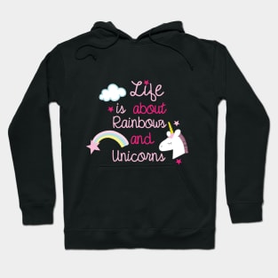 UNICORNS AND RAINBOWS Hoodie